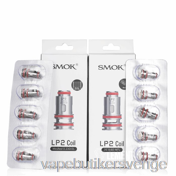 Vape Sverige Smok Lp2 Ersättningsspolar 0,4ohm Lp2 Meshed Coils